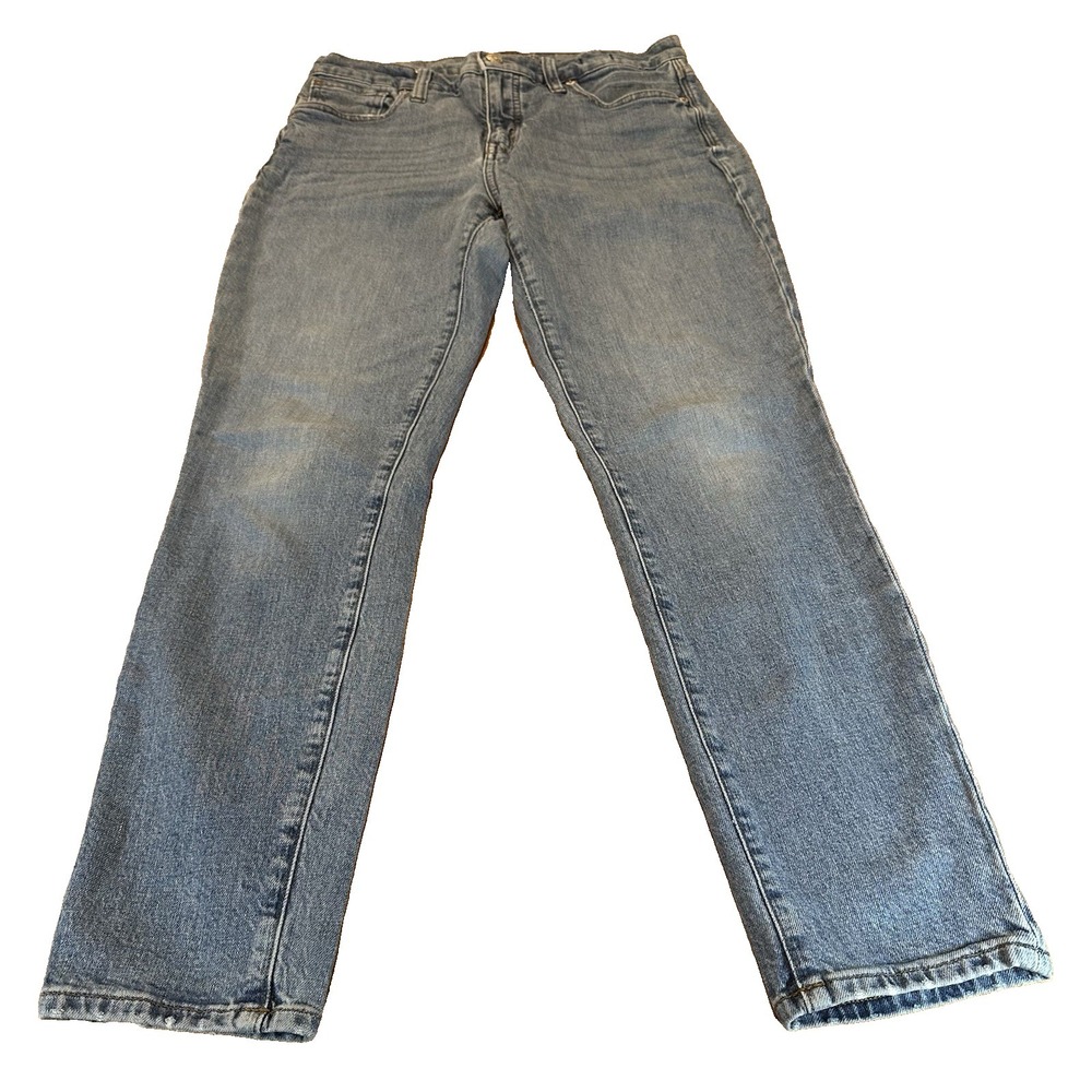 Madewell Womens Jeans Blue High Rise Skinny Stretch Light Wash Denim Size 28